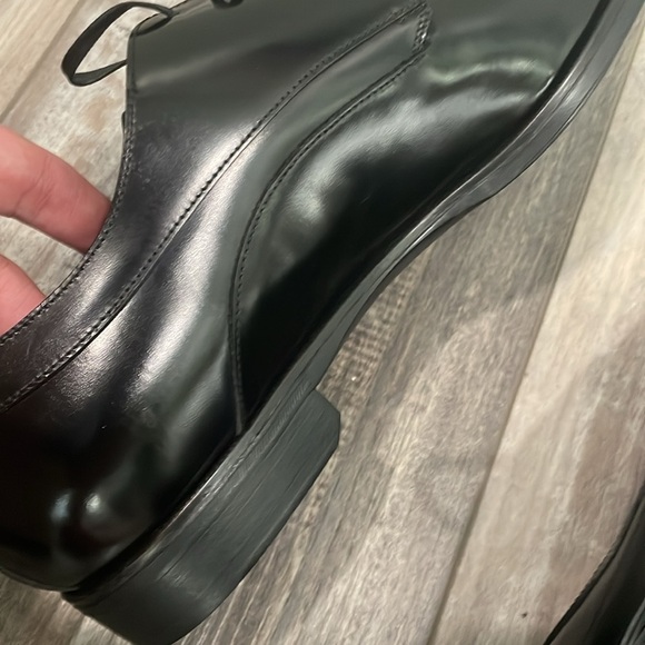 Dolce & Gabbana Black Leather Derby Laced Men’s Shoes 9.5 main image 6